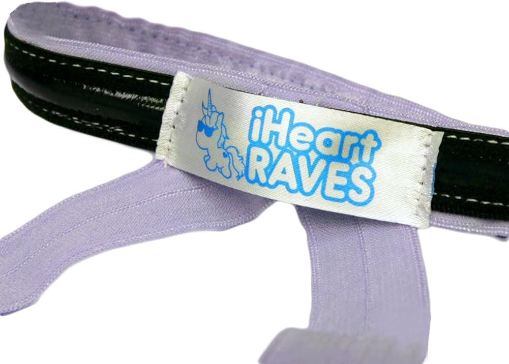 iHeartRaves Pair of Non-Slip Leg Wraps for Festivals, Costumes, Club(Black): Adult Exotic Hosiery: Clothing
