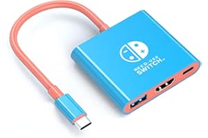 Switch Dock Station for Nintendo Switch Adapter & OLED, USB C to HDMI Adapter, Conversion Cable Replaces The Original Switch 