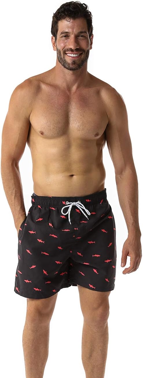 SILKWORLD Men's Swim Trunks Quick Dry Shorts with Pockets | 