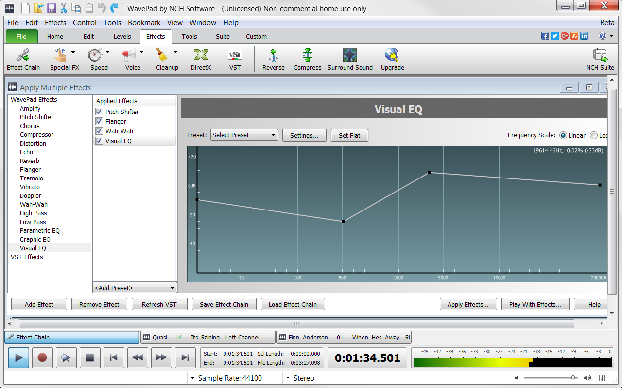 WavePad Free Audio Editor – Create Music and Sound Tracks with Audio Editing Tools and Effects [Download] - Thumbnail 7