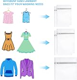 Flintronic Mesh Laundry Bags 5pcs Zipper Protect Bras Delicates Wash view 3