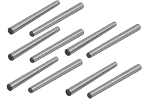 uxcell uxcellCarbon Steel GB117 60mm Length 5mm Small End Diameter Taper Pin 10pcs