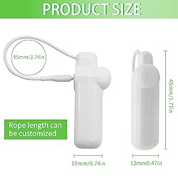 Security Tags with Lanyard, 100pcs Hard Tags