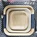 Wild Leaf Tableware 10 Inch Palm Leaf Plates - 25 Pack - Sturdy and Eco-Friendly Bamboo Plates Disposable, Disposable Plastic and Paper Plates for Party