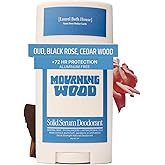 LAUREL BATH HOUSE Aluminum Free Deodorant | Extra Strength 72 Hour Protection for Women & Men | With Natural Extracts, Skincare & Antimicrobial Enzymes (Oud, Black Rose, Cedar Wood)