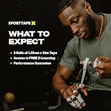 SPORTTAPE 2 Rolls Zinc Oxide Finger Tape 1.25cm White 20m Sports Tape view 7