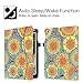 Fintie Case for iPad 6th / 5th Generation (2018 2017 Model, 9.7 Inch), iPad Air 2 / Air 1 (9.7 Inch) - [Corner Protection] Multi-Angle Viewing Stand Cover with Pocket, Summer Dahlia