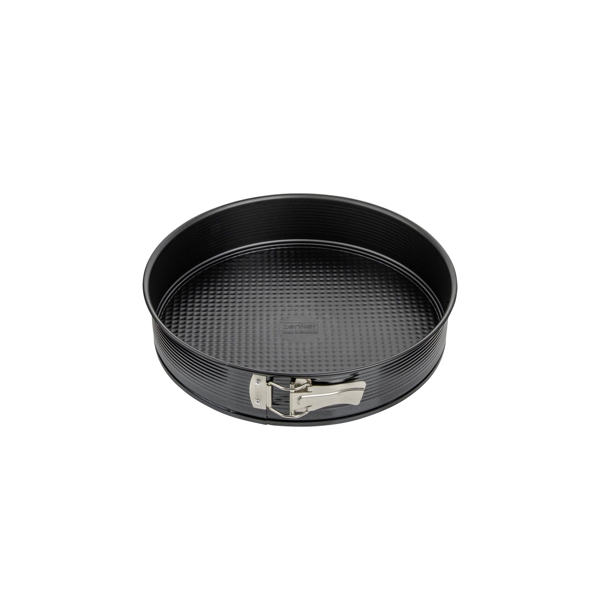 Zenker 3401 Springform Cake Tin with 1 Base 24 cm Black