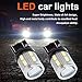 Partsam 2pcs 6000K White Super Power 7443 7440 W21W Backup Light Reverse Lamps 1-Cree-XPE 5730 12SMD Daytime Running Light DRL Parking Light