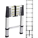Folding extension ladder