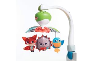 Tiny Love Meadow Days Baby Mobile for Crib, Newborn Baby Toys, Portable Mobile