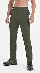 Mens Hiking Convertible Pants Waterproof