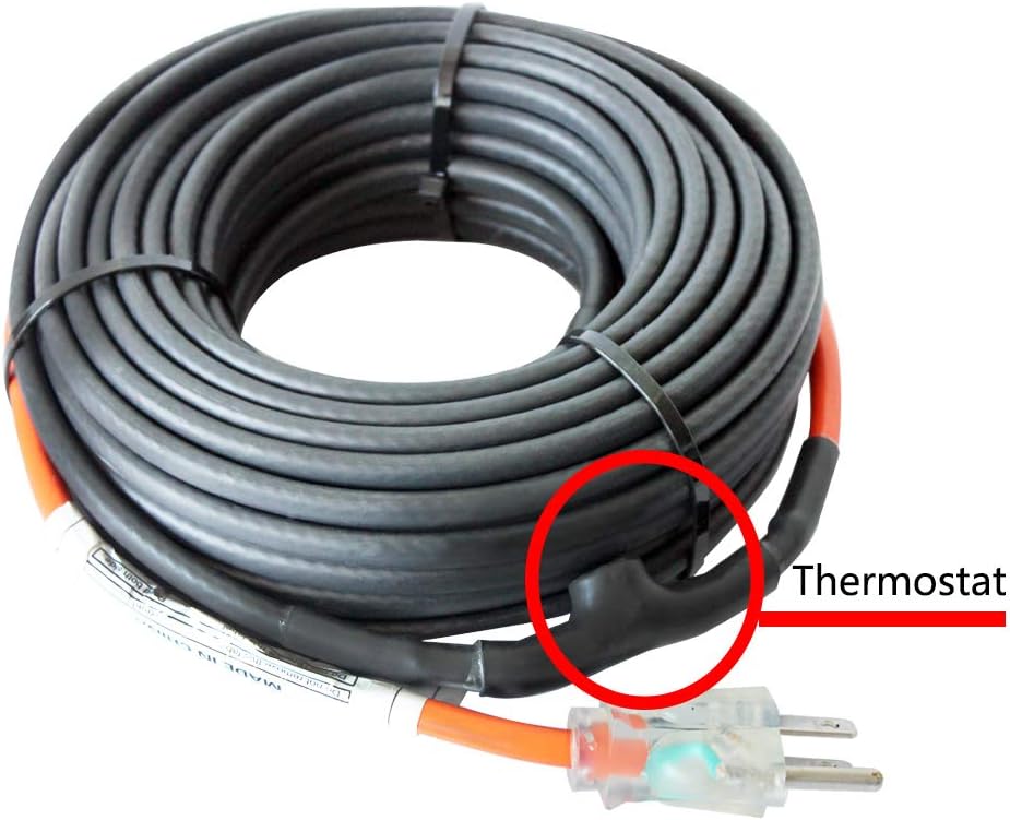 HEATIT JHSF 24-feet 120V Regulating Pre-assembled Pipe Cable - - 