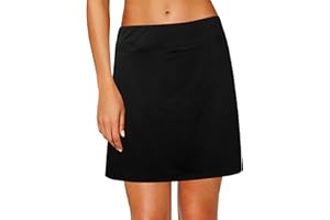 Oyamiki Women's Active Athletic Skort Lightweight Tennis Skirt Perfect for Running Training Sports Golf