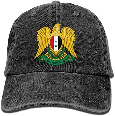 Adjustable Baseball Caps Syrian National Emblem Cowboy Style Trucker Cap