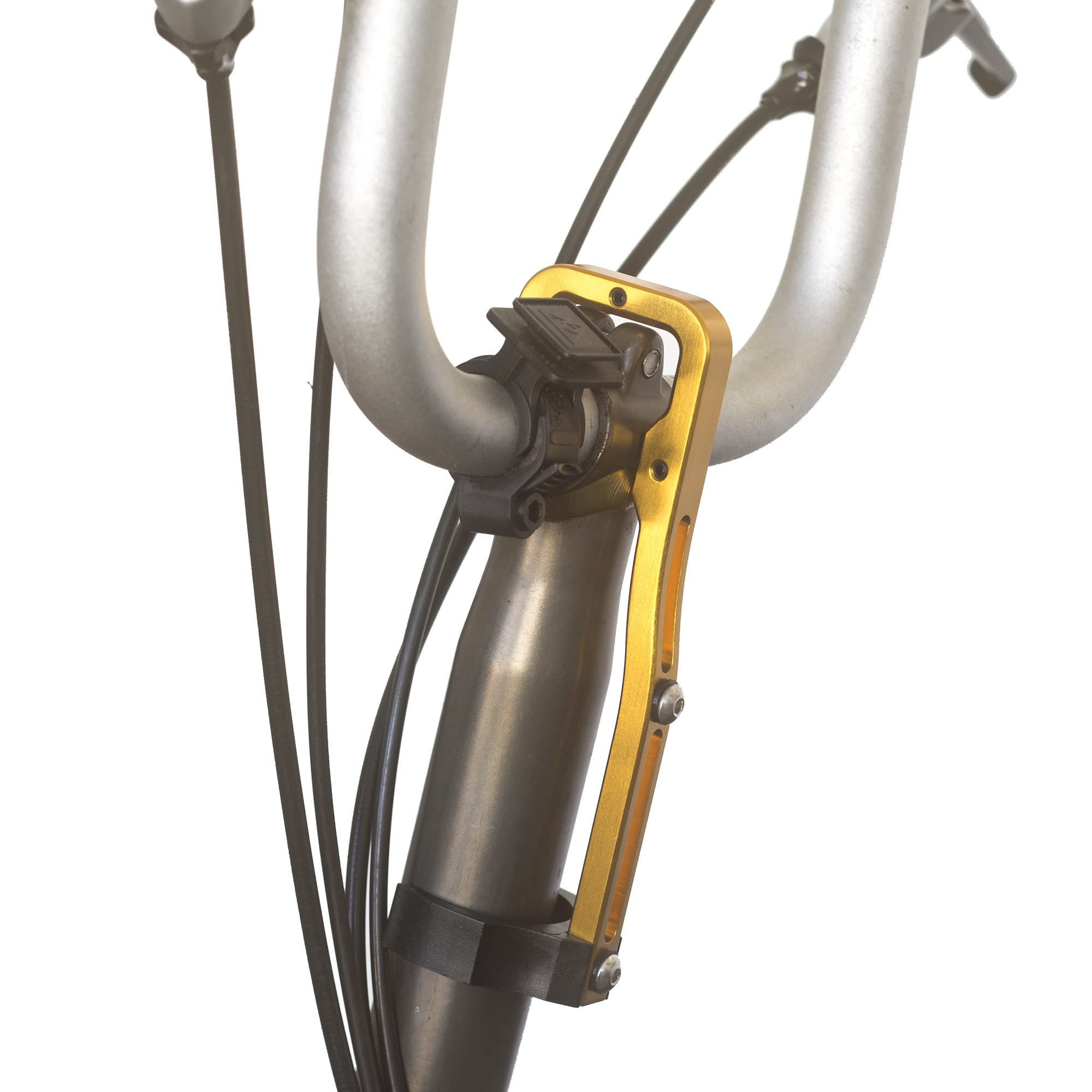 Stem Quick Release Water Bottle Holder for Brompton in GOLD