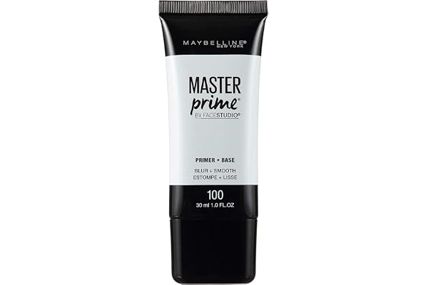 Maybelline New York Primer, Blurs and Smooths Pores, Up to 24H Wear, Controls Redness, Face Studio Master Prime, 1 Fluid Ounc