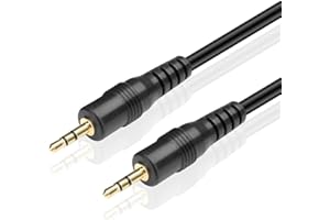 TNP 2.5mm Audio Cable (10FT) - Male to Male 2.5mm to 2.5mm Subminiature Stereo Headset Headphone Jack Gold Plated Connector W