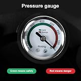 DEWINNER 2 Pack 8'' Vacuum Suction Cup with Pressure Gauge Heavy Duty view 7