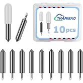 THANMAO 10PCS Replacement Cutting Blades Compatible with Joy/Joy Xtra, Cut Vinyl Fabric Carbide Standard Blade Compatible with Joy Machine