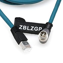 ZBLZGP Right Angle M12 8 Position X-Code Male to
