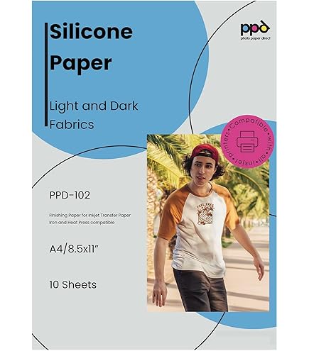 Printer Paper X 11 White Printable Heat Transfer Vinyl PPD