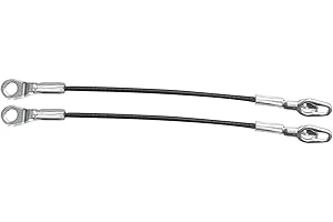 VOWAGH Pair of Tailgate Tail Gate Rear Support Cable Strap Fit for 1999-2006 Silverado Sierra 4.3L 4.8L 5.3L SUV Pickup Truck Replace 88980509 88980510