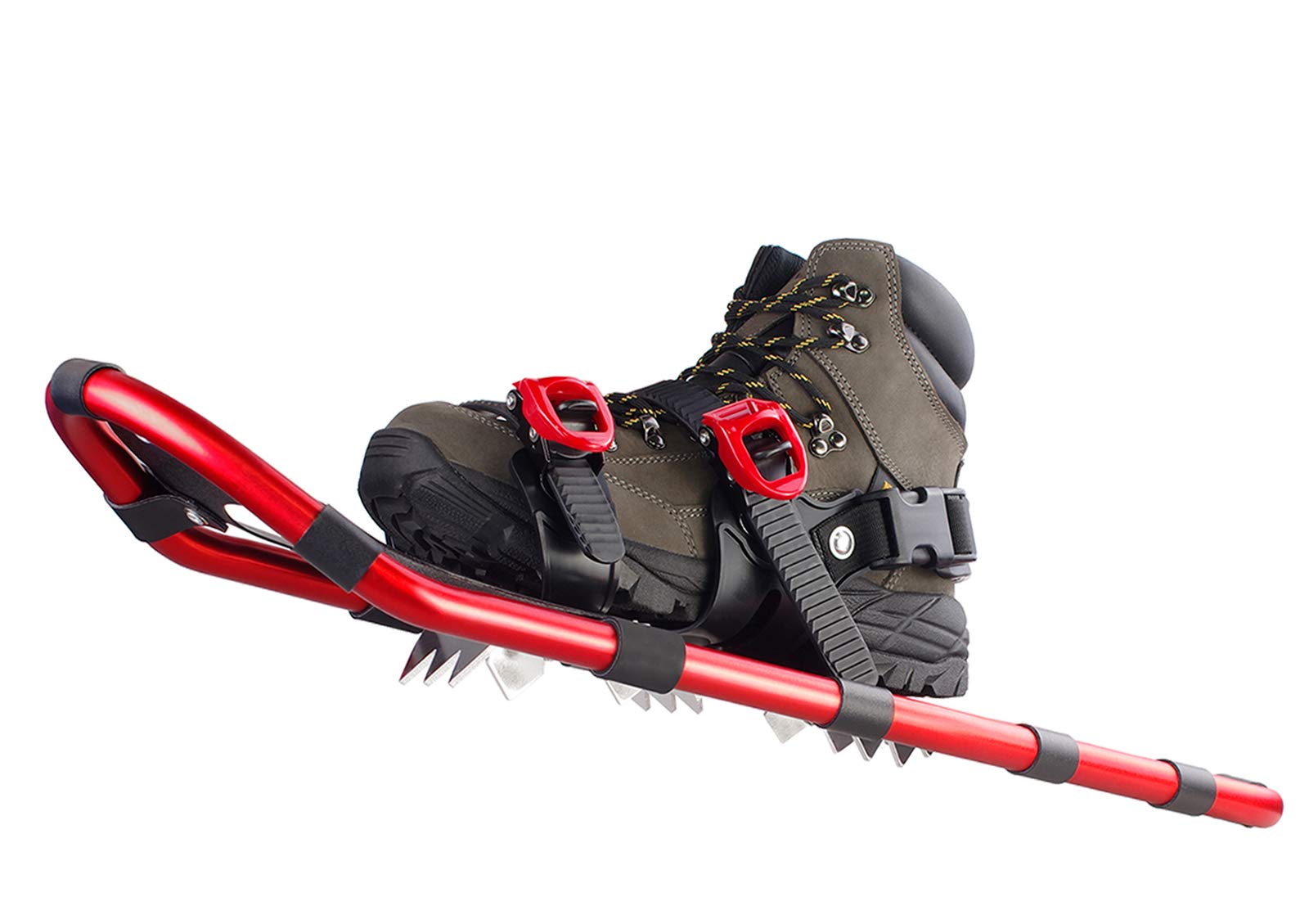 RED FLASHTEK 25 Inches Light Weight Snowshoes for Women Men Youth Kids