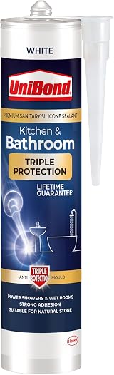 Unibond Triple Protection Stop Mould Sealant White 291g Cartridge