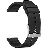 Donerton Smart Watch Bands, 20mm Replacement Adjustable Smartwatch Straps for P22 P32 P36 Sport Watch, Soft Silicone Strap Wr