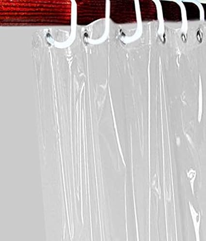 Kuber Industries PVC AC Curtain - 7ft, Transparent, 0.3mm