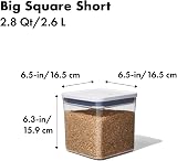 OXO Good Grips POP Container Big Square Short 2.6 L White view 2