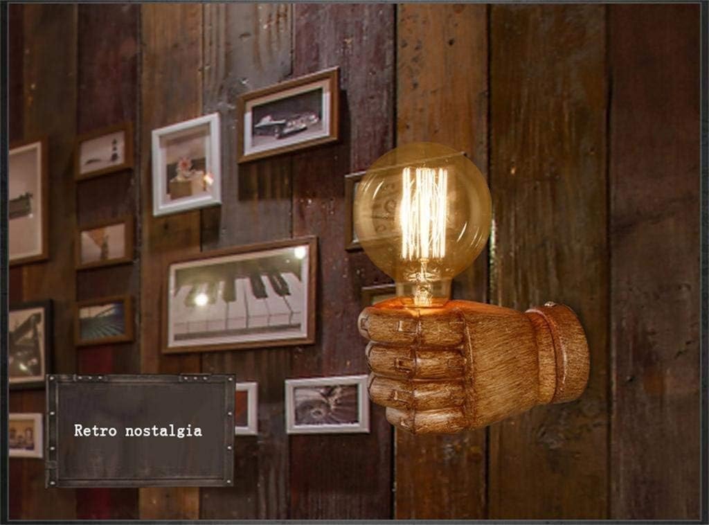 noulerd Self-Stallation Romantic Lightg Retro Striking Creative Dustrial Ress Fist Wall Crafts