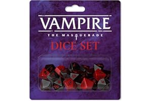 RENEGADE GAME STUDIOS Renegade Games Studios Vampire: The Masquerade Dice Set - for Vampire: The Masquerade Roleplaying Game, New 5th Edition Dice Set