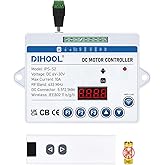 DIHOOL Electric Linear Actuator Controller with Current Limit, WiFi and Timer, Smart eWeLink Control, Remote Wireless 12V 24V DC Motor Controller, Rebound When Obstacles Protection, Load Safety