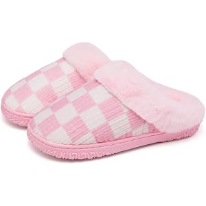 Guyarns Kids Slippers for Girls Boys Plush-Lined Memory Foam Non-Slip Sole Fuzzy Winter House Shoes Indoor/Outdoor Soft Slipp