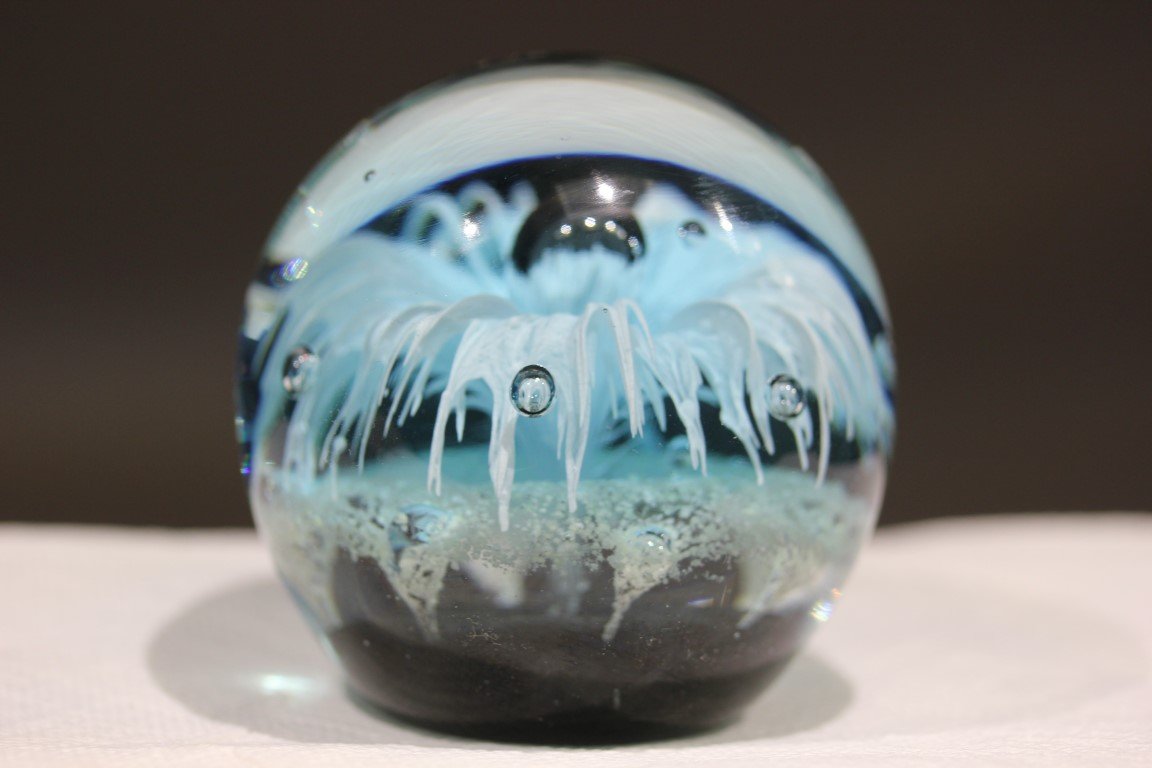 Pfronten Dream Globe, Glass Sphere, Paperweight, Wish globe,dream ball, Decorative Glass Balls