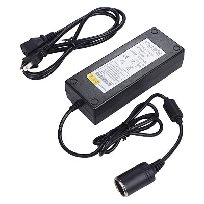 110 to cigarette lighter AC DC Converter 110V to 12V 5A 60W Car Adapter - Wall Plug Outlet Female Socket Converter this 12 volt ac to dc converter can converter 100V~120V AC household current to 12V DC power and power most of the automotive electronic devices at home without using the car battery AC to DC Converter, 8.5A