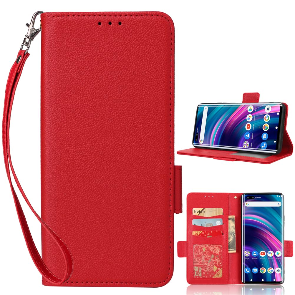 Case for ZTE Blade V50 Design 5G, Kickstand, Card Holder, Wallet Case Compatible with ZTE Blade V50 Design 5G-03