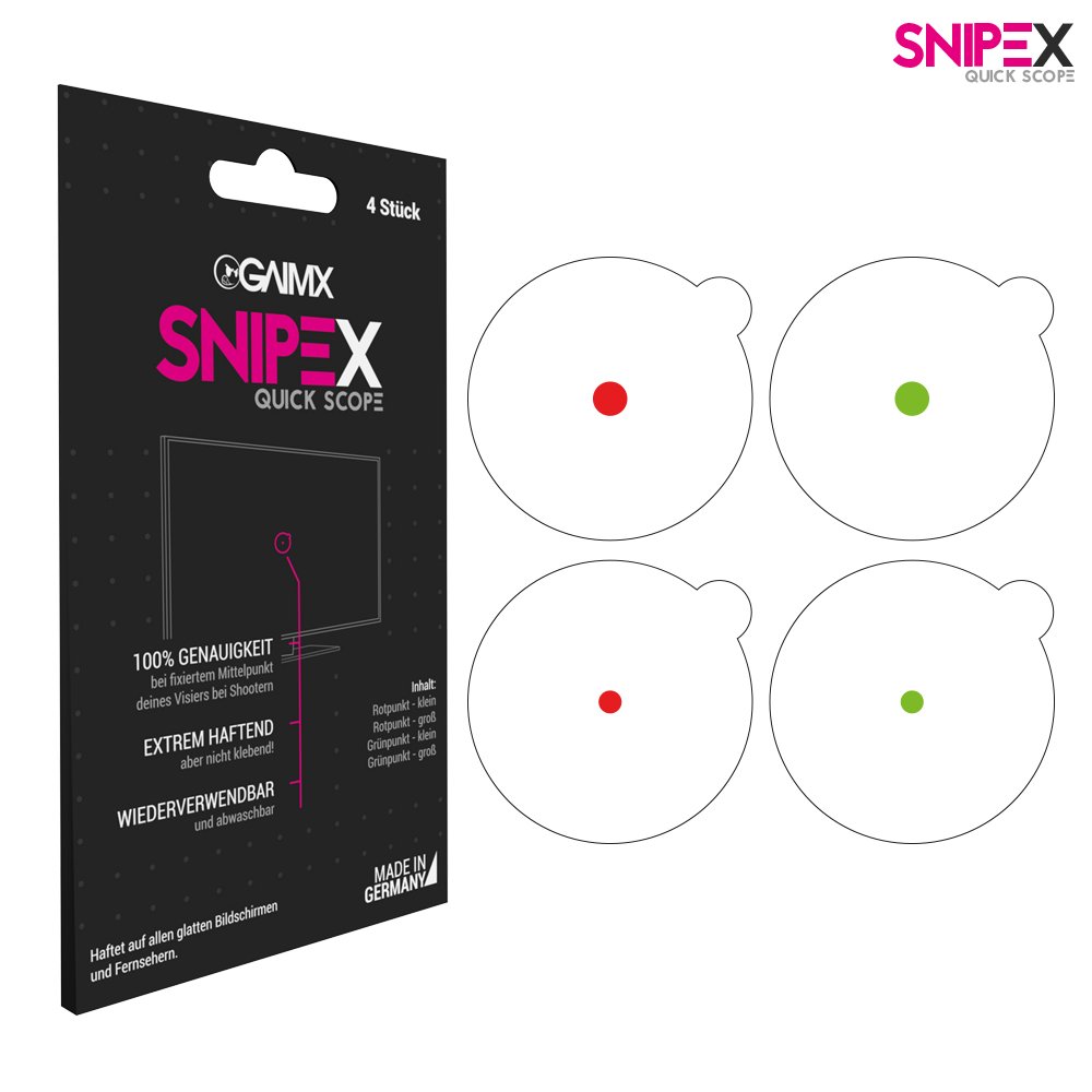 Mua Gaimx Fps用 エイムシール 常時照準 Snipex 4枚セット 糊不使用 Ps4 Nintendo Switch Xbox One 360 Tren Amazon Nhật Chinh Hang 21 Fado