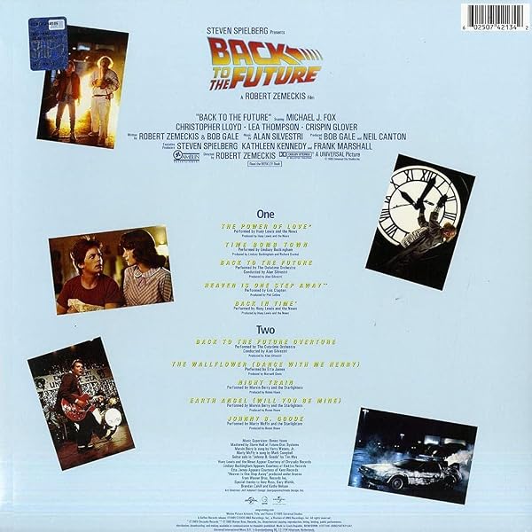 BACK TO THE FUTURE (ORIGINAL MOTION PICTURE SOUNDTRACK) [LP]