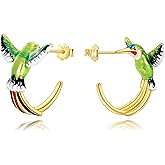 Axolotl/Fox/Penguin/Bunny/Bee Earrings 925 Sterling Silver Animal Stud Earrings Jewelry Gifts for Women