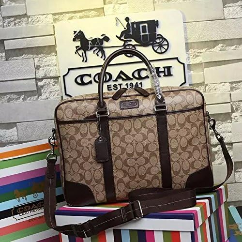 Amazon Coach コーチ バッグメンズバッグ コーチビジネスバッグba98コーヒー色 並行輸入品 ビジネスバッグ