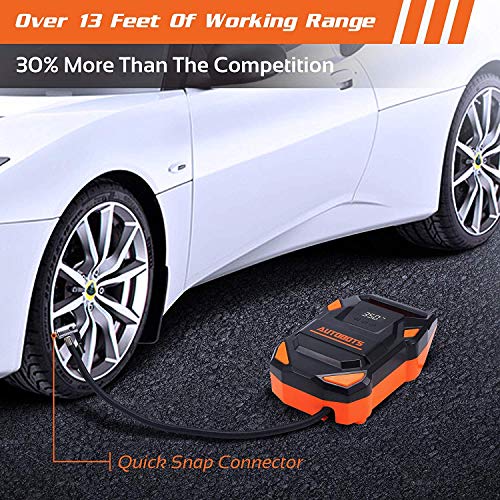 Autobots Portable Air Compressor Pump | 2020 Model 12v Tire Inflator With Digital Pressure Gauge | Perfect For Automobiles, Car & Bike Tires | Includes Hose & Accessories - Thumbnail 4