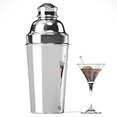 Stainless Steel Professional Cocktail Shaker - 60 oz Large Drink Shaker with Strainer for Bartending - Margarita Mixer