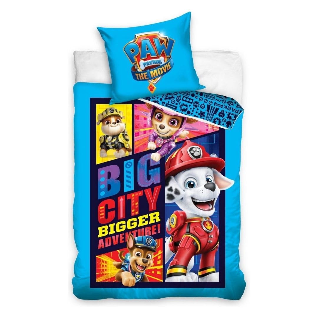 My sweety pop - 2-Piece Children's Bedding Set - Duvet Cover - 140 x 200 cm - Pillowcase - 63 x 63 cm - 100% Cotton - Paw Patrol - Paw Patrol