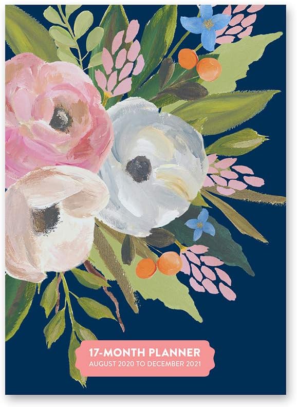 Amazon Com Take Me With You Planner 2021 In Bella Flora By Orange Circle Studio 4 5 X 6 25 X 0 63 17 Month Calendar With Month Week Spread Views Notes Section