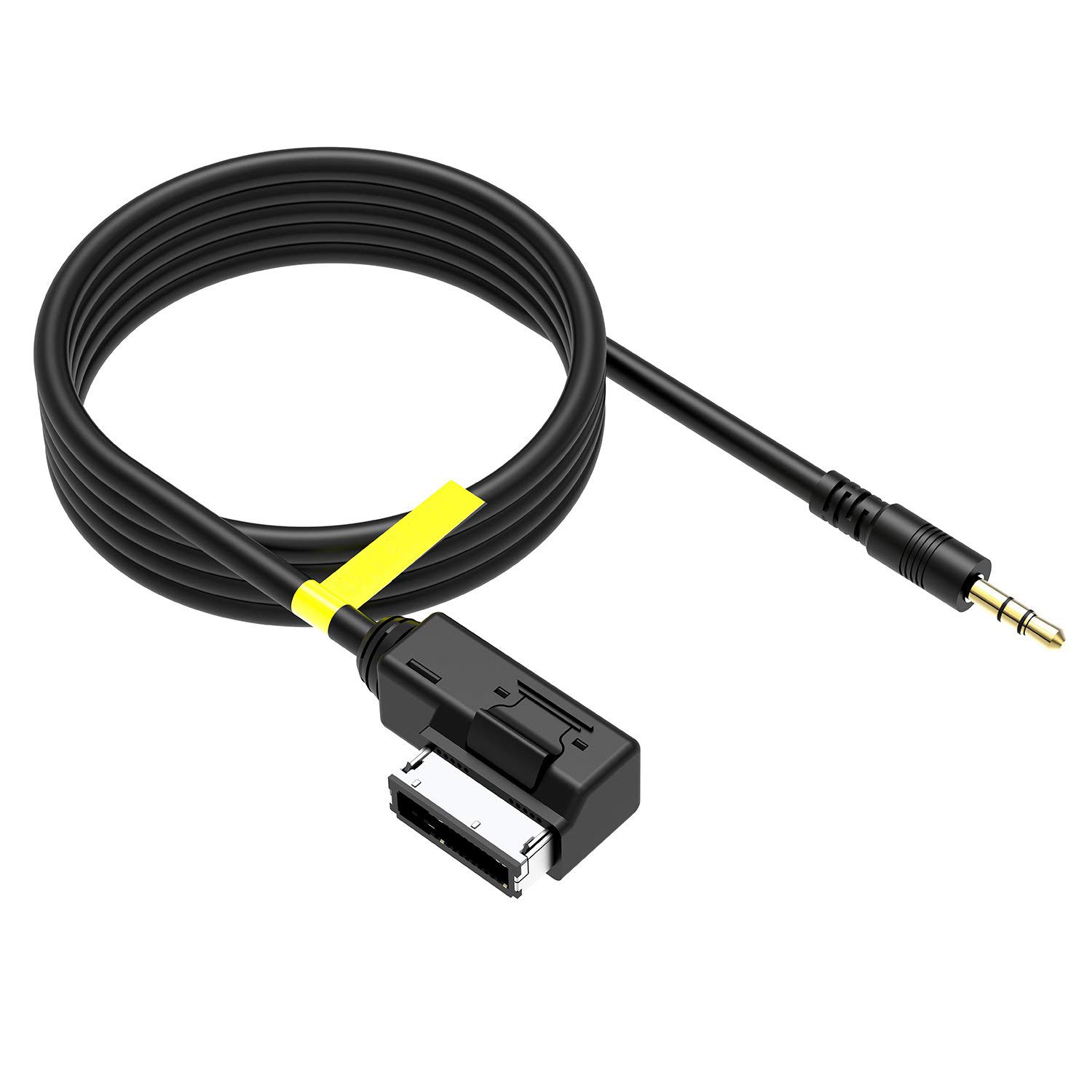 CHELINK AUX Audio Cable Adapter for Audi AMI, Portable 3.5mm Aux-IN MP3 Music Interface Adapter Cord for Car Audi/A3/A4/A5/A6/A8 Q5/Q7/R8/TT (2M)