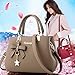 Fantastic Zone Women Handbags Fashion Handbags for Women PU Leather Shoulder Bags Messenger Tote Bags Khaki