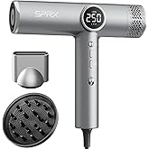 High-Speed Ionic Hair Dryer with Diffuser,160,000 RPM Professional Brushless Motor Blow Dryer,Fast Drying Without Damage,500M Negative Ions,Lightweight Travel Design (Low Noise, Salon Quality)